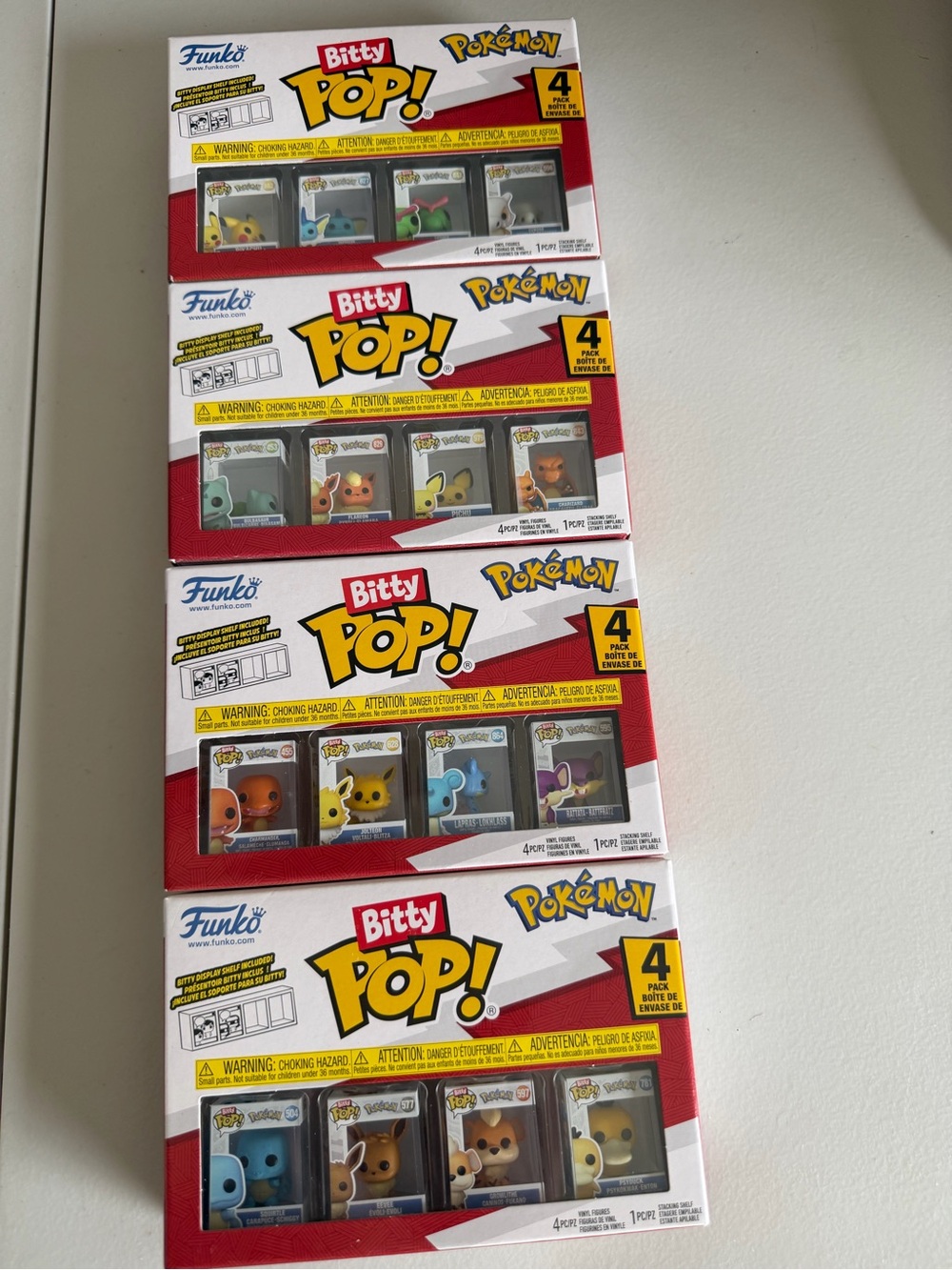 Funko Bitty POP! Pokemon full set of 16 collectible figures - Sealed